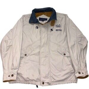 VINTAGE Swingster Jacket Men’s Large Varsity BellSouth Atlanta 1996 Olympic 90s